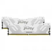 DDR5 64GB (2x32GB) 6400 MHz Renegade White XMP Kingston Fury (ex. HyperX) (KF564C32RWK2-64) (UA)