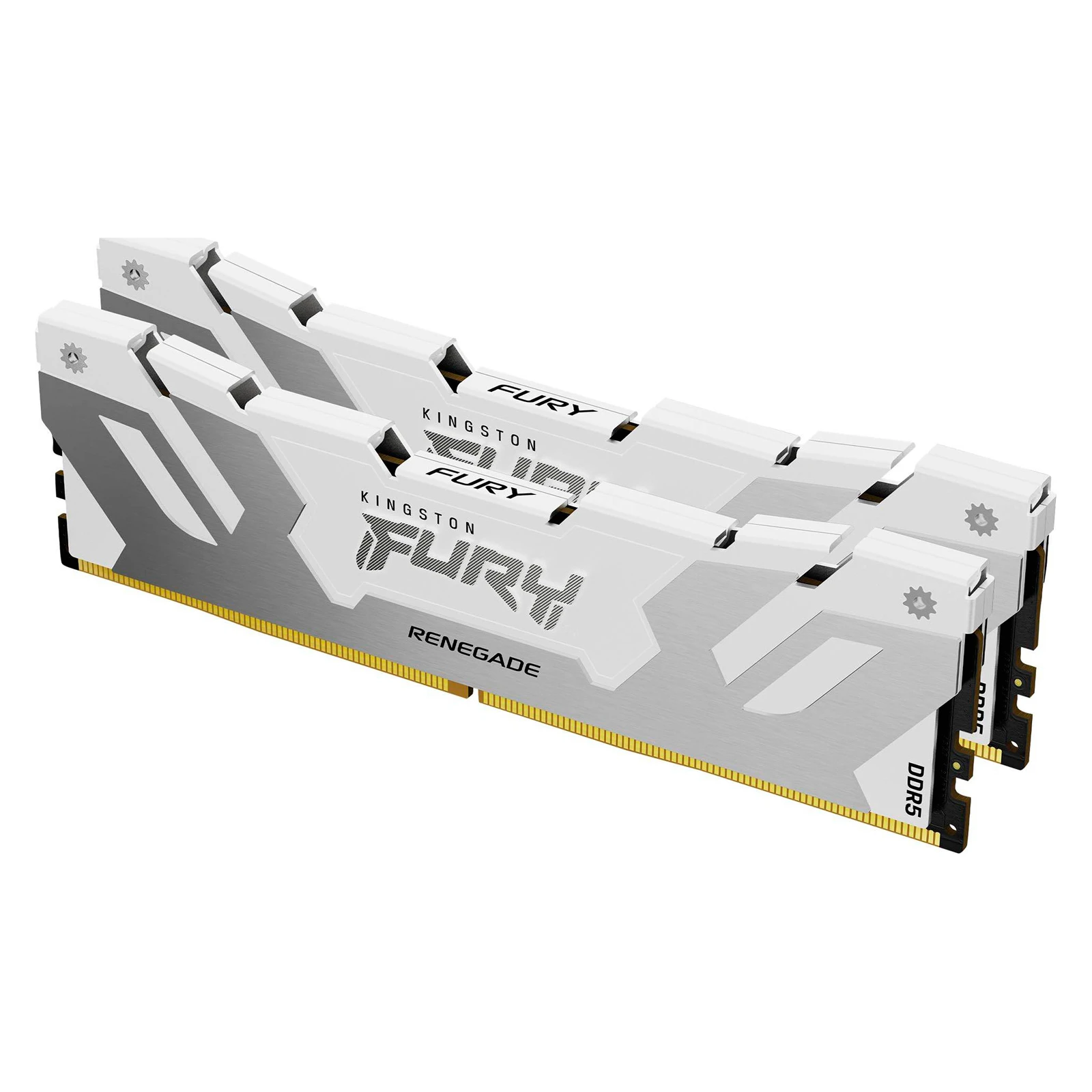 DDR5 64GB (2x32GB) 6400 MHz Renegade White XMP Kingston Fury (ex. HyperX) (KF564C32RWK2-64) (UA) Тип пам'яті: DDR5; Об'єм пам'яті: 64