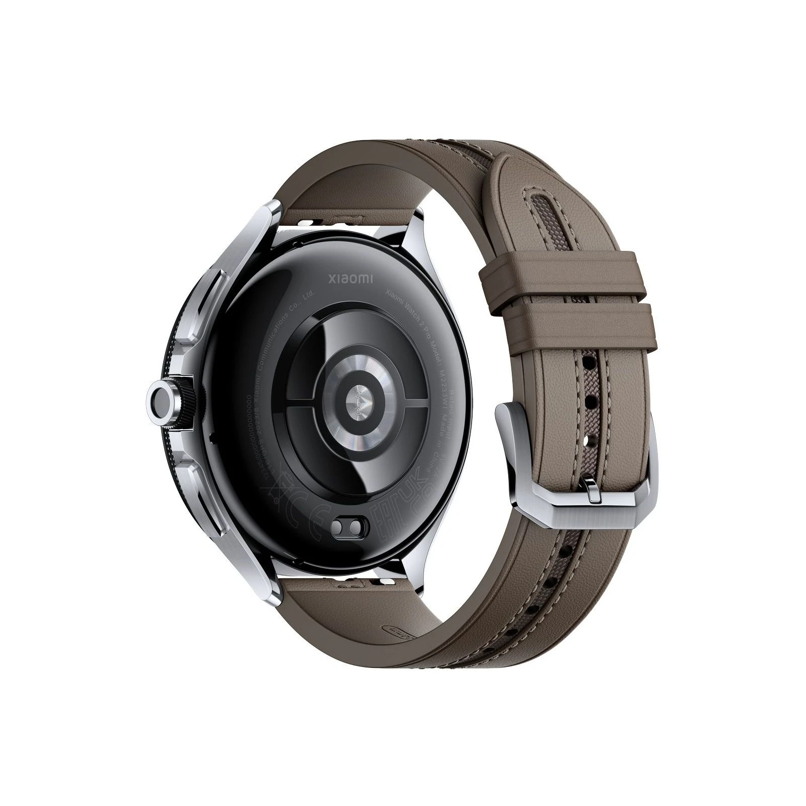 Xiaomi Watch 2 Pro Bluetooth Silver Case with Brown Leather Strap (1006733) (UA) Тип: универсальные; Форма часов: