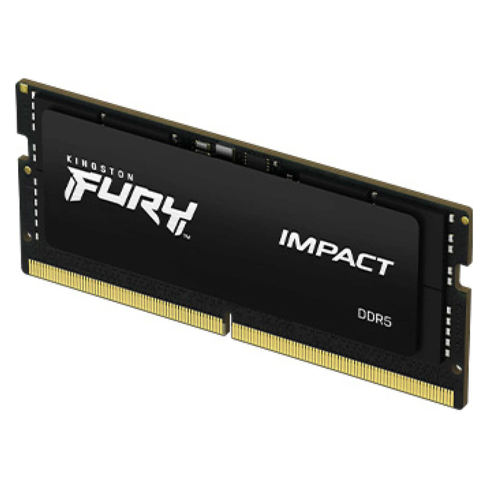 SoDIMM DDR5 16GB 6000 MHz Impact XMP Kingston Fury (ex. HyperX) (KF560S38IB-16) Тип пам'яті: DDR5; Об'єм пам'яті: 16