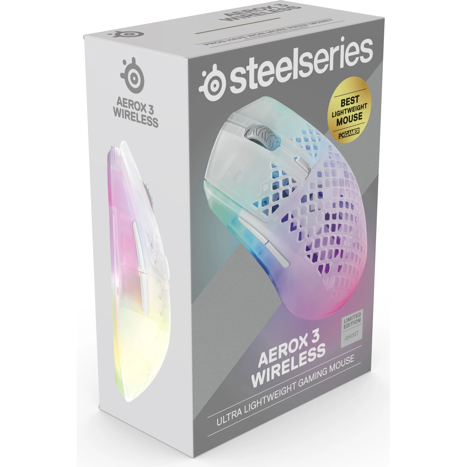 SteelSeries Aerox 3 Wireless Ghost (SS62610) (UA) Тип: Геймерские; Подключение: