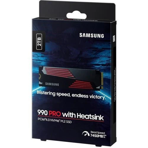 Samsung 990 PRO with Heatsink 2 TB PCIe 4.0 (MZ-V9P2T0GW) (UA) Бренд: Samsung; Лінійка: 990 PRO; Об'єм,