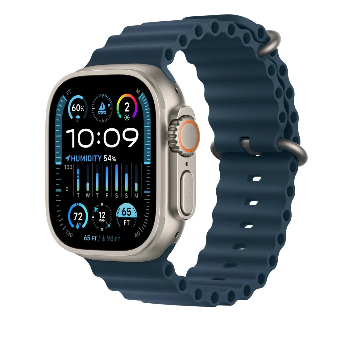 Apple Ocean Band for Watch 49mm Blue (MT633) Бренд: Apple; Назначение: умные
