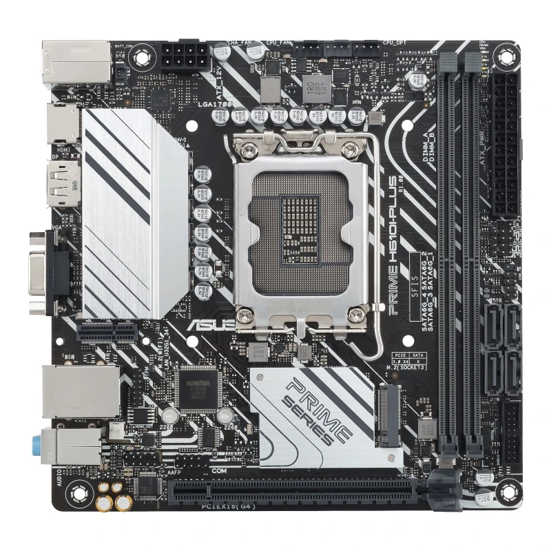 Asus Prime H610I-Plus-CSM Socket 1700 (UA) Сокет: LGA1700; Чіпсет: Intel H610;