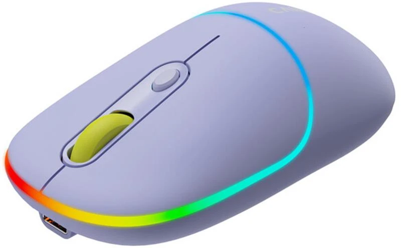 Canyon MW-22 Dual Band RGB Wireless Mountain Lavender (CNS-CMSW22ML) (UA) Разрешение сенсора: 800 / 1200 / 1600 dpi;