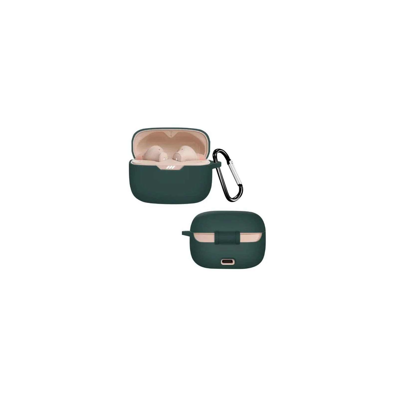 Чохол для навушників BeCover Silicon для JBL Tune 230 NC TWS Dark Green (709601) (UA) Сумісність із брендом: JBL;