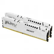 DDR 64GB (2x32GB) 5600 MHz FURY Beast White Kingston Fury (ex.HyperX) (KF556C40BWK2-64) (UA)