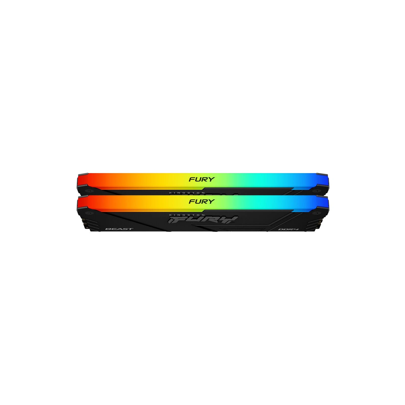 DDR4 32GB (2x16GB) 3600 MHz FURY Beast RGB Kingston Fury (ex. HyperX) (KF436C18BB2AK2/32) (UA) Тип пам'яті: DDR4; Об'єм пам'яті: 32