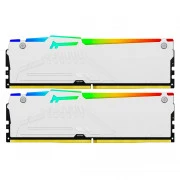DDR5 64GB (2x32GB) 5600 MHz FURY Beast White RGB Kingston Fury (ex.HyperX) (KF556C40BWAK2-64) (UA)