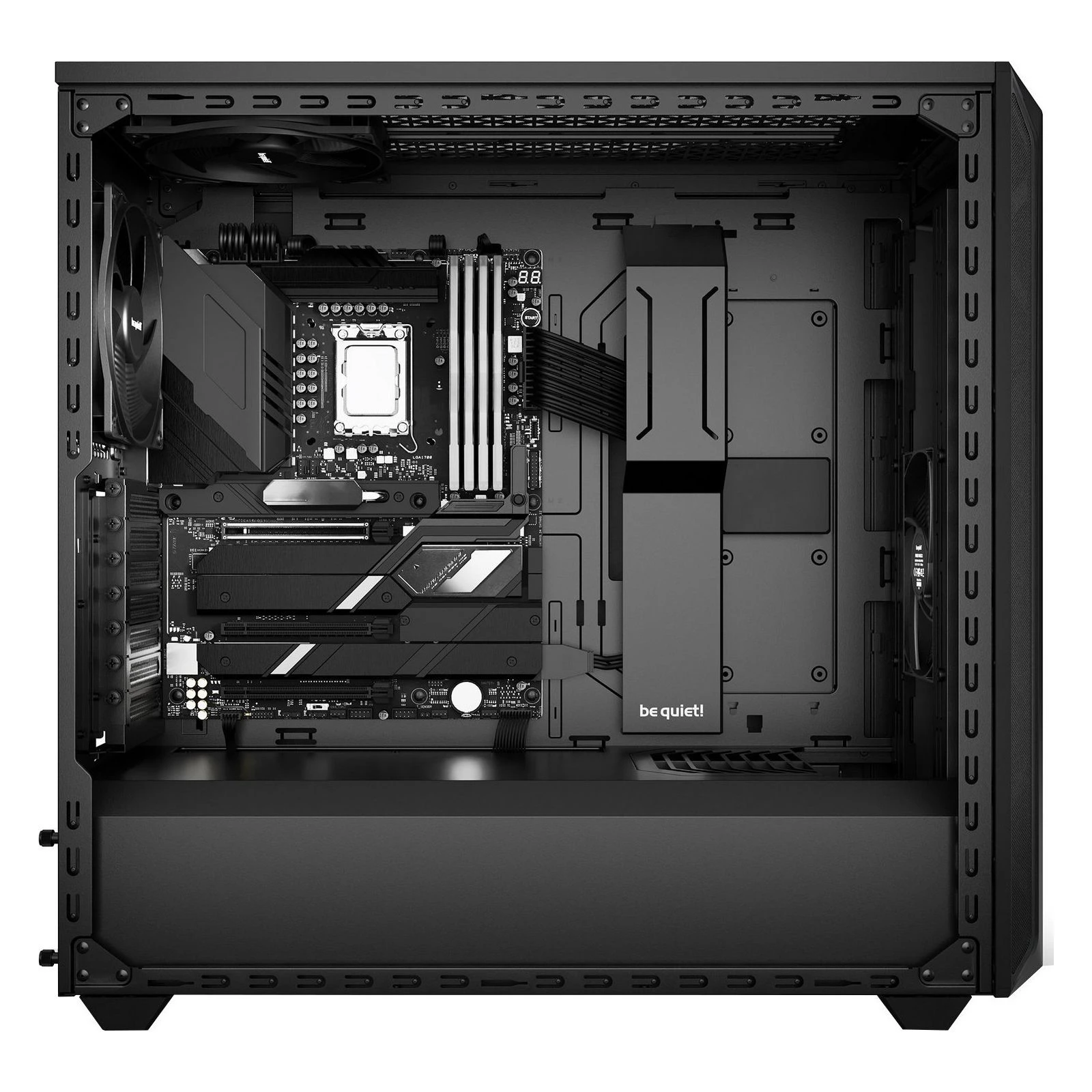 Be quiet! SHADOW BASE 800 Black (BGW60) (UA) Спосіб установки вертикальний