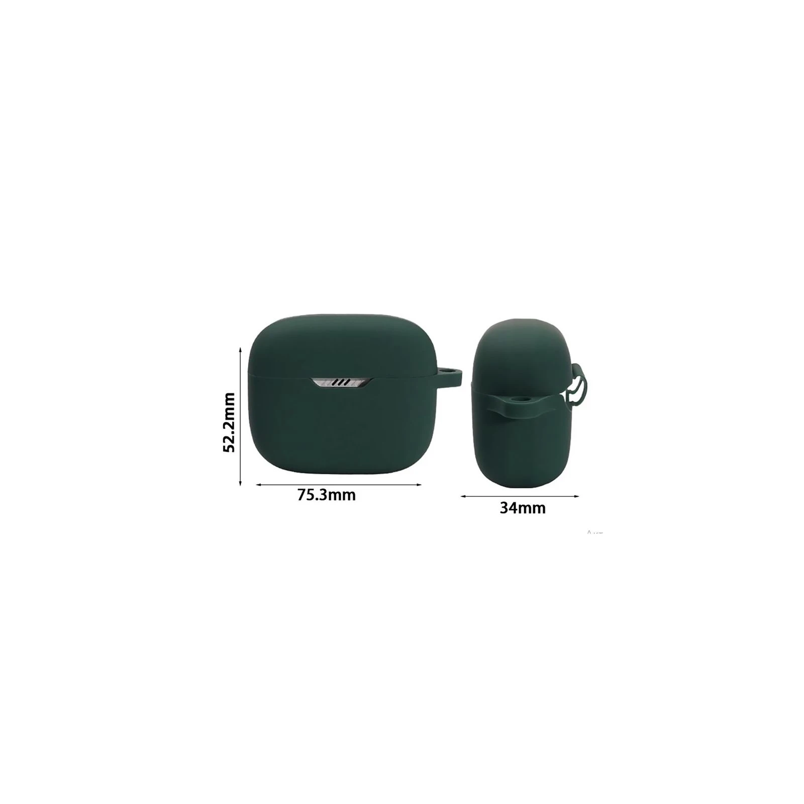 Чохол для навушників BeCover Silicon для JBL Tune 230 NC TWS Dark Green (709601) (UA) Особливості силіконовий