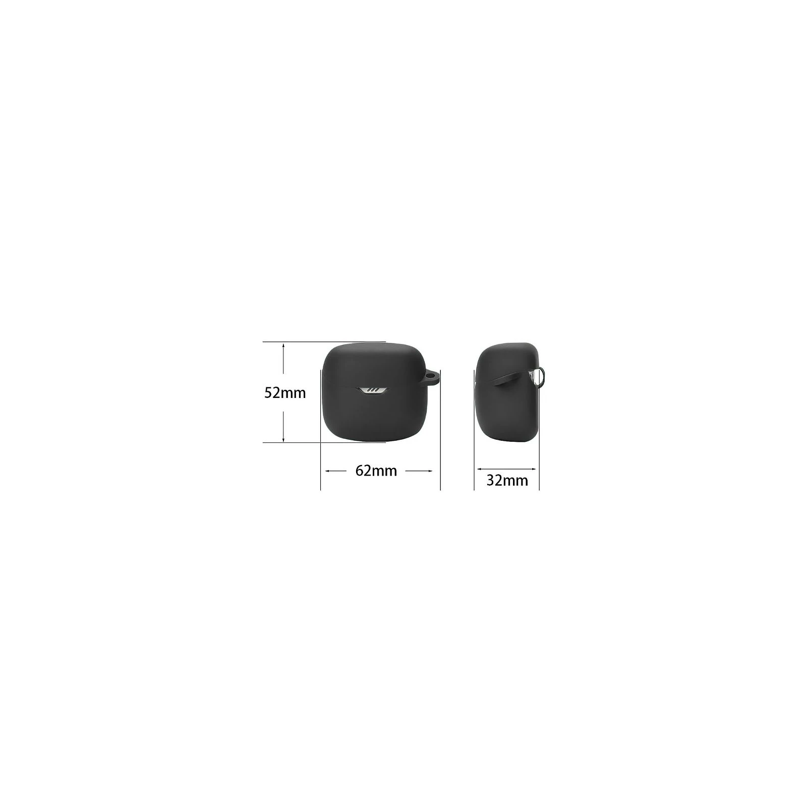 Чохол для навушників BeCover Silicon для JBL Tune Flex TWS Black (709585) (UA) Сумісність з брендом JBL