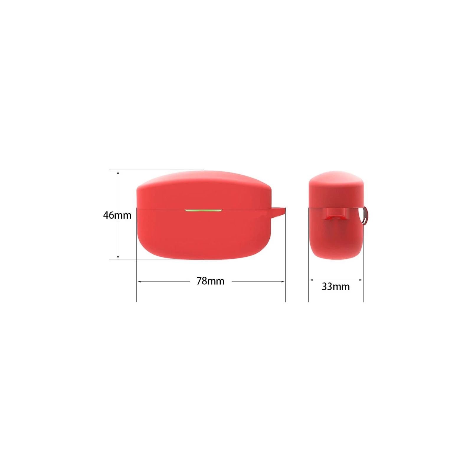 Чохол для навушників BeCover Silicon для Sony WF-1000XM4 Red (707193) (UA) Сумісність Sony WF-1000XM4