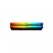 DDR4 64GB (2x32GB) 3600 MHz FURY Beast RGB Kingston Fury (ex. HyperX) (KF436C18BB2AK2/64) (UA)