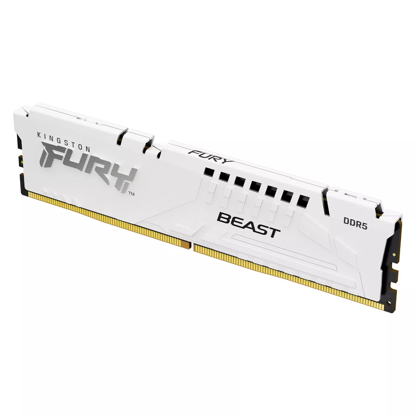DDR5 32GB 5200 MHz FURY Beast White Kingston Fury (ex.HyperX) (KF552C40BW-32) (UA) Тип пам'яті: DDR5; Об'єм пам'яті: 32