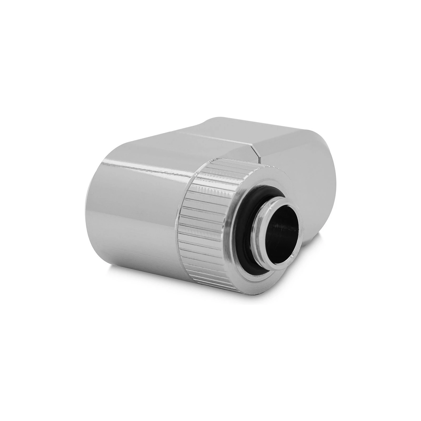 Фитинг для СВО Ekwb EK-Quantum Torque Double Rotary Offset 28 - Nickel (3831109893456) (UA) Резьба G1/4