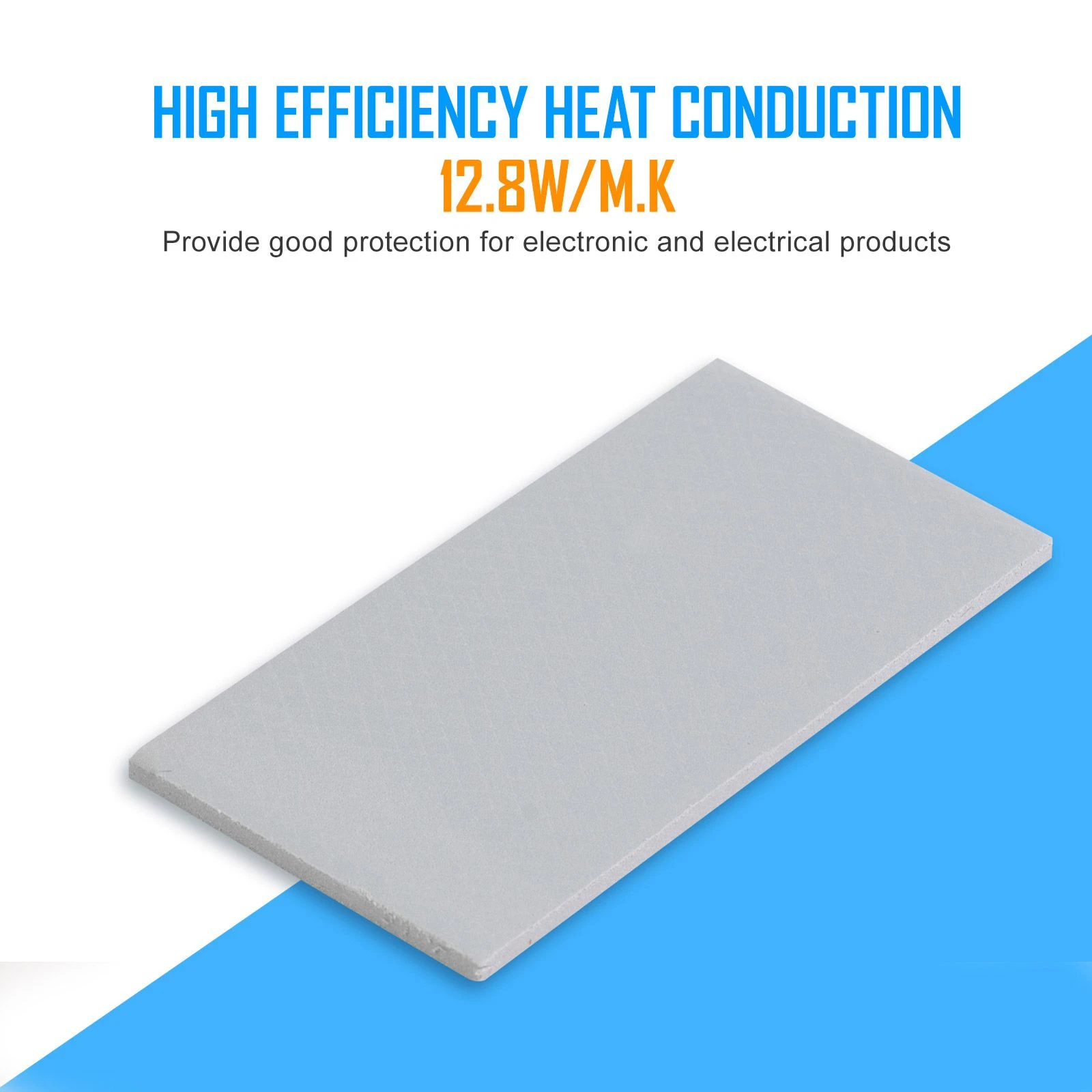 Термопрокладання Zezzio Thermal Pad 12.8 W/mK 85х45x0.5 мм (UA) Призначення: універсальна;