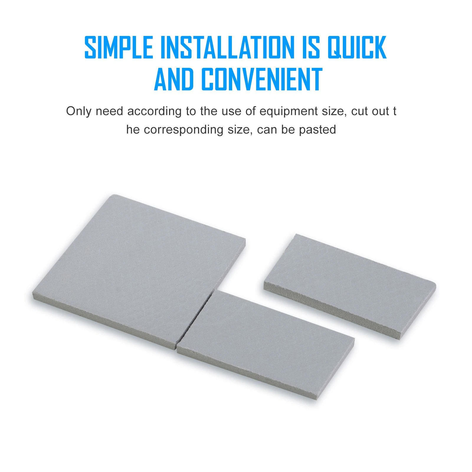 Термопрокладання Zezzio Thermal Pad 12.8 W/mK 85х45x2 мм (UA) Кількість 1 шт