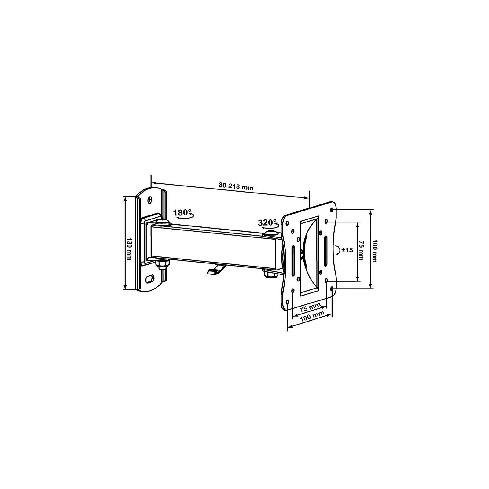 Walfix R-261B (UA) Тип: поворотно-наклонный;