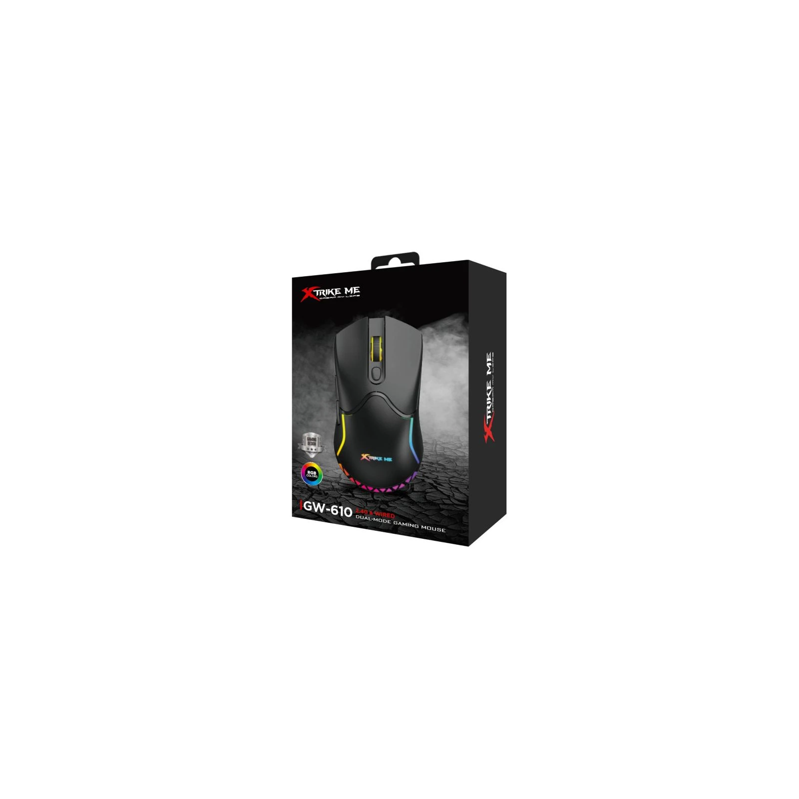 Xtrike ME GW-610 Wireless RGB Black (GW-610) (UA) Тип Геймерські