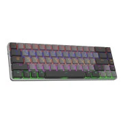 GamePro MK122R Red Swich Low Profile Wireless Dark Gray (MK122R) (UA)