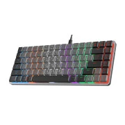 GamePro MK140R Red Swich Low Profile USB Dark Gray (MK140R) (UA)