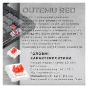 GamePro MK145R Red Swich Low Profile USB Dark Gray (MK145R) (UA)