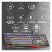 GamePro MK145R Red Swich Low Profile USB Dark Gray (MK145R) (UA)