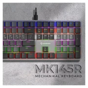 GamePro MK145R Red Swich Low Profile USB Dark Gray (MK145R) (UA)