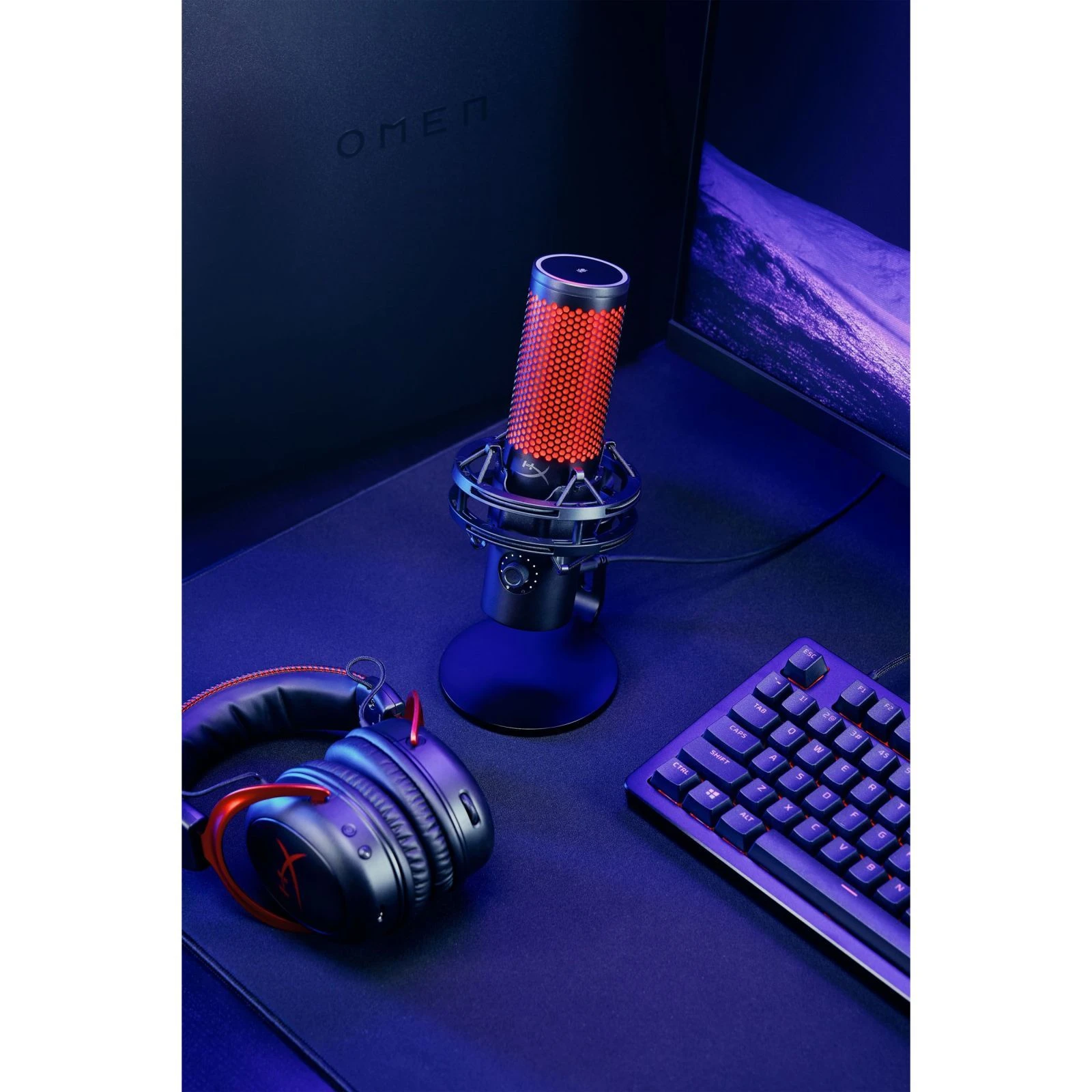 HyperX QuadCast 2 Black (872V1AA) (UA) Тип: конденсаторный; Назначение: