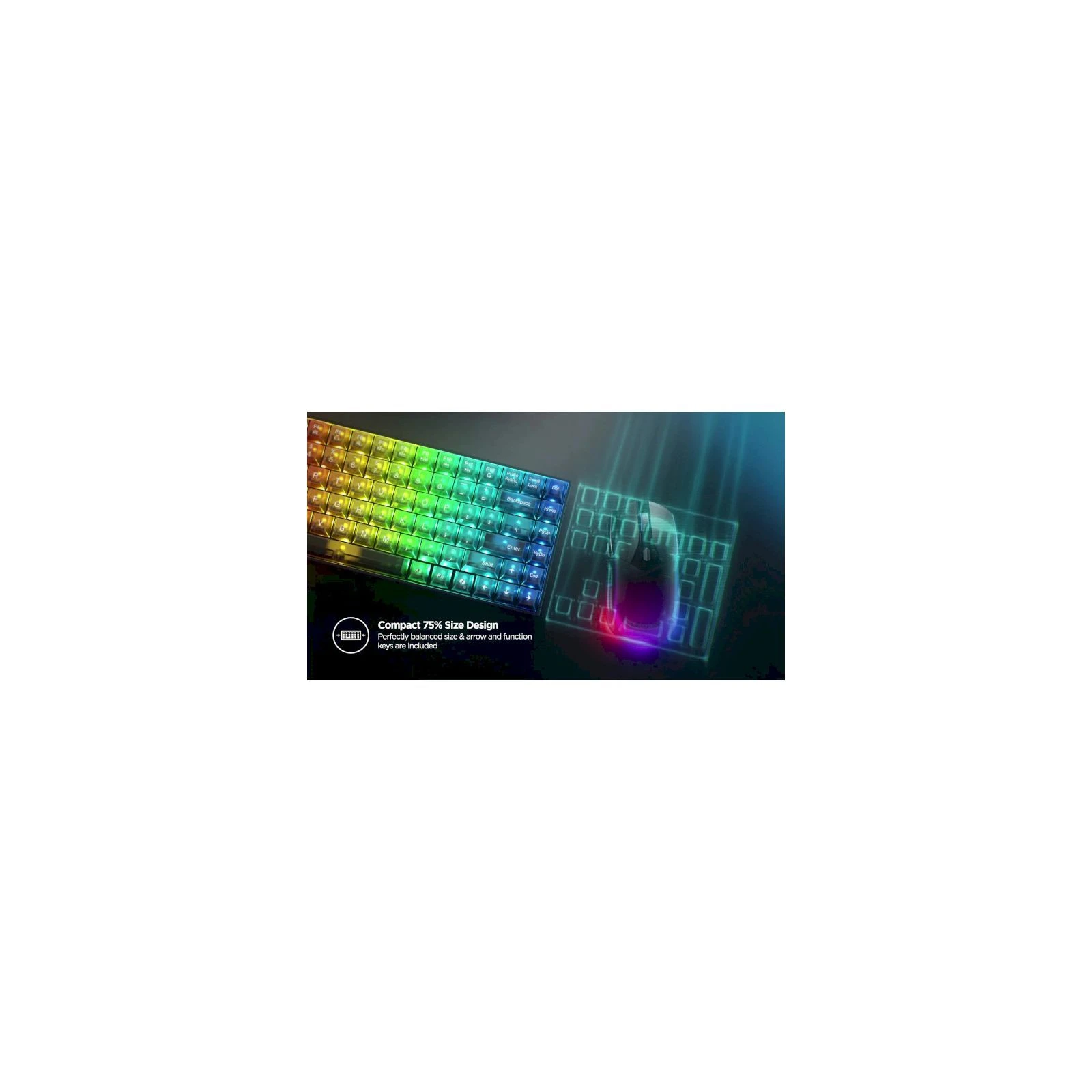 Lenovo Legion K510 Mini Pro USB UA Black (GY41P80864) (UA) Тип: ігрова, мультимедійна, з