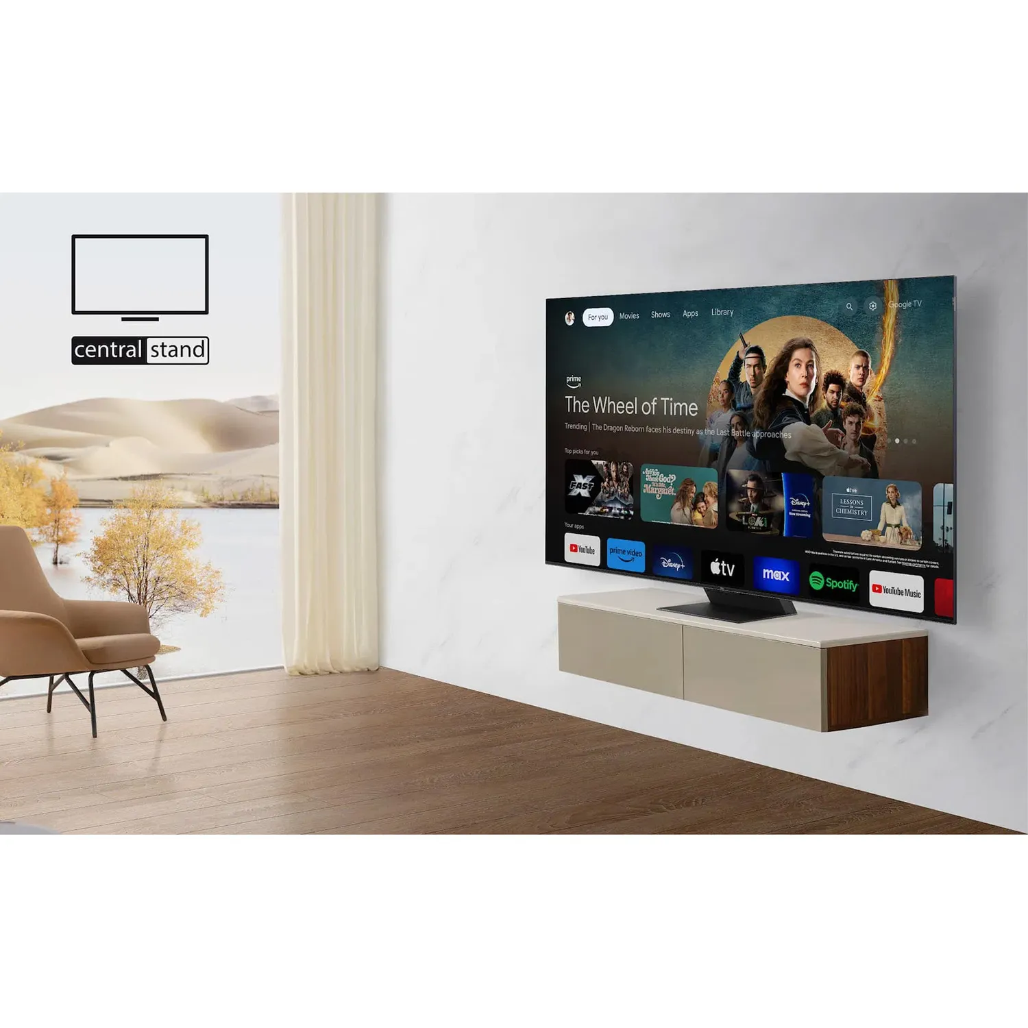 TCL 65C855 Тип телевизора Smart TV, Mini LED - телевизор, 4K-телевизоры
