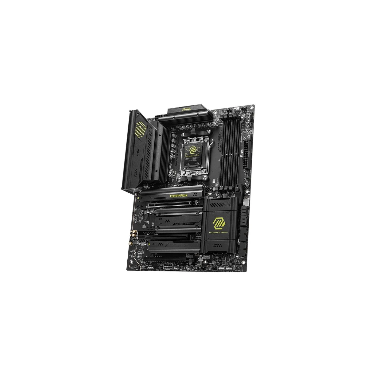 MSI MAG X870 TOMAHAWK WIFI (911-7E51-001) (UA) Слоты расширения 1 x PCI-E 4.0 x16 ,  1 x PCI-E 5.0 x16 ,  1 x PCI-E 3.0 x16