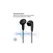 Навушники ColorWay 3.5 mm Wired Earphone Sound Wave Black (CW-WD04BK) (UA)