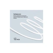 Навушники ColorWay 3.5 mm Wired Earphone Sound Wave White (CW-WD04WT) (UA)