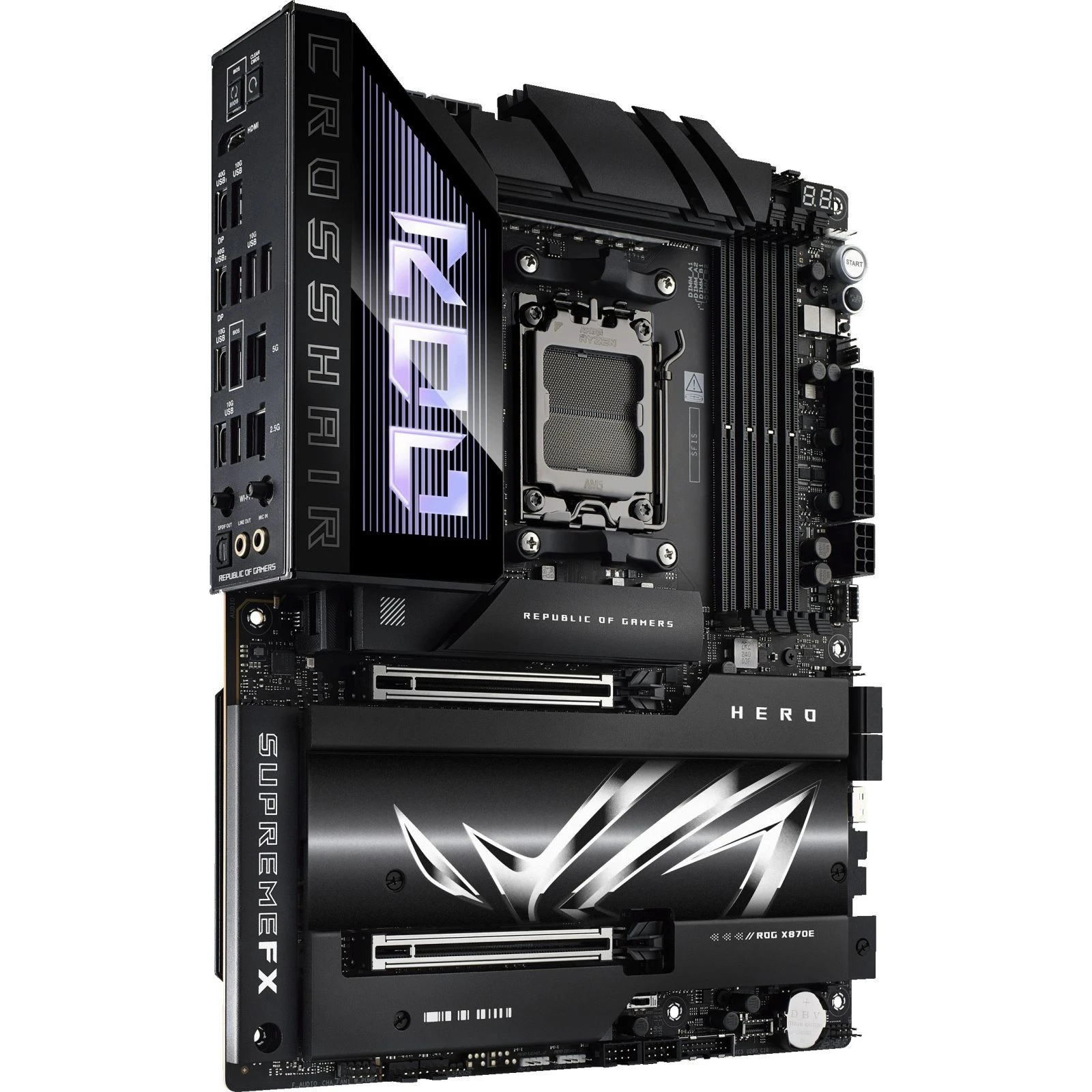 ASUS ROG CROSSHAIR X870E HERO (90MB1IE0-M0EAY0) (UA) PALDS  2 X USB 2.0, 2 X USB 3.1 Gen1 