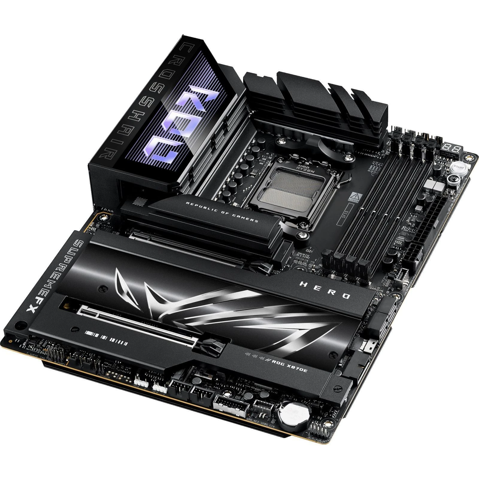 ASUS ROG CROSSHAIR X870E HERO (90MB1IE0-M0EAY0) (UA) Модель чіпсета  amd x870e 