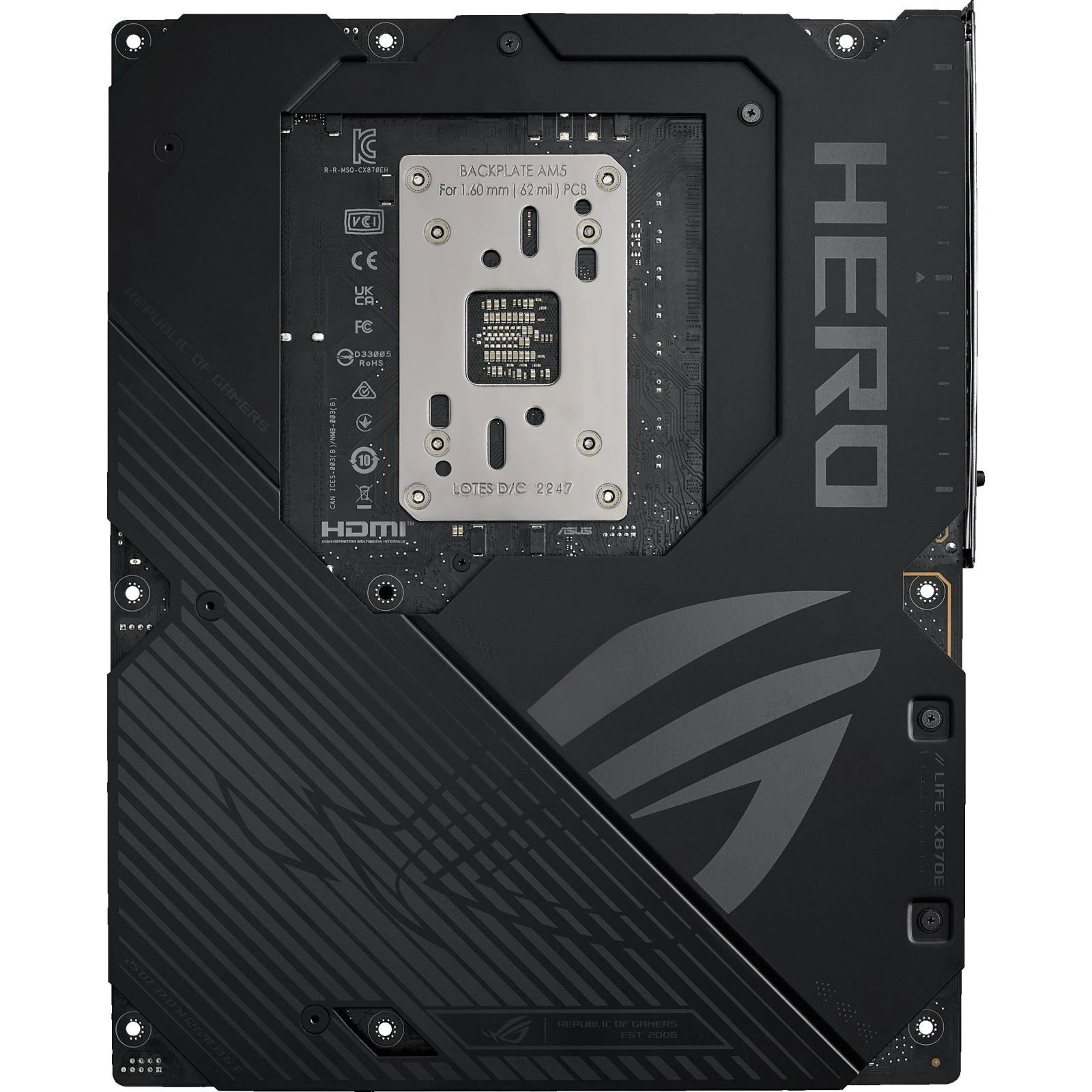 ASUS ROG CROSSHAIR X870E HERO (90MB1IE0-M0EAY0) (UA) Слоти розширення  2 X PCI- E.0 X16 Слоти (підтримує режими x16 або x8 x4) 