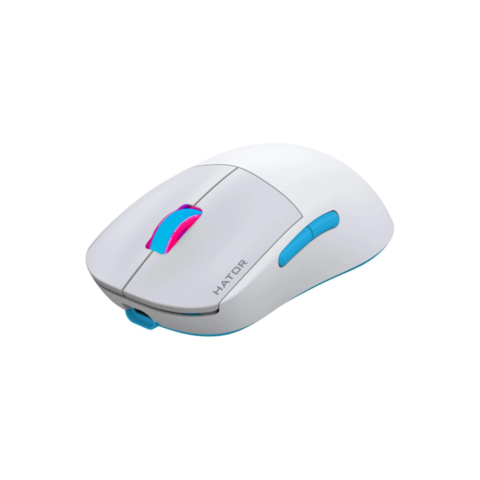Hator Quasar 2 Pro Wireless/Bluetooth/USB White/Cyan (HTM561WC) (UA) Интерфейс подключения Bluetooth, USB, USB адаптер 2.4 ГГц