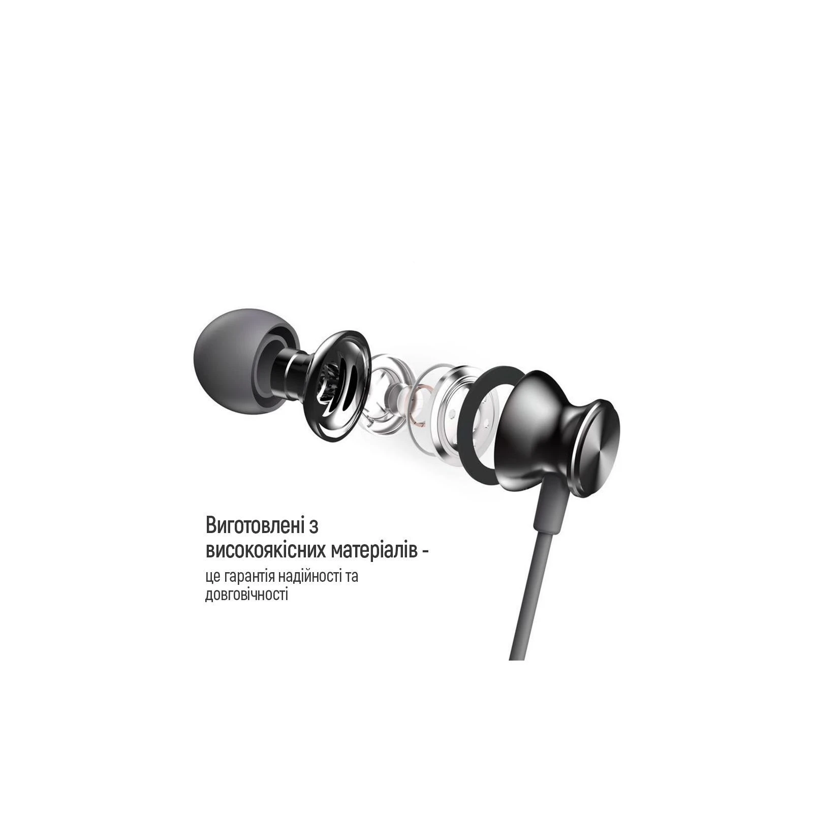 Навушники ColorWay 3.5 mm Wired Earphone UrbanBeat Black (CW-WD03BK) (UA) Інтерфейс з'єднання  Джек 3,5 мм <== > Акустична конструкція 