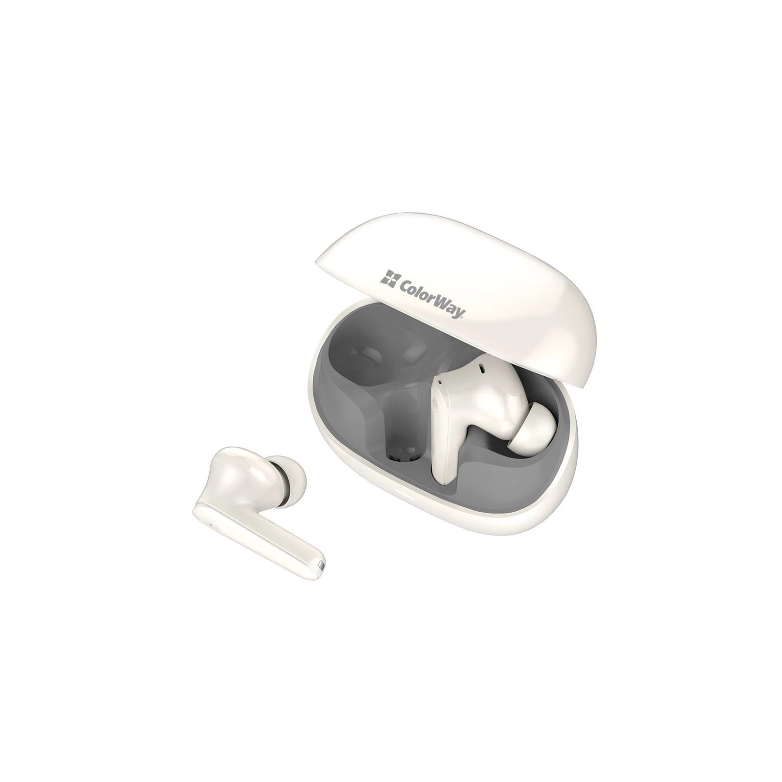 Навушники ColorWay Slim TWS-1 Earbuds Long Life Beige (CW-TWS1BE) (UA) Тип емфітера  Динаміка 