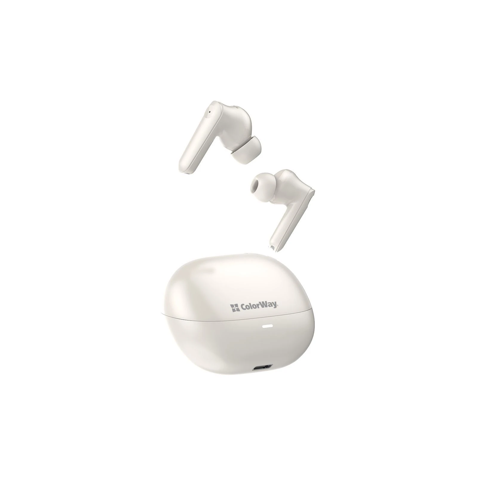 Навушники ColorWay Slim TWS-1 Earbuds Long Life Beige (CW-TWS1BE) (UA) Акустична конструкція  Закритий <==> Діаметр емфітера == 13 мм 