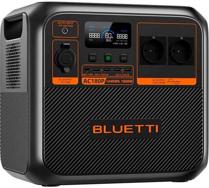 Bluetti AC180P, 1440Wh, 1800W, LiFePO4 (AC180P_EU) (UA) Тип зарядна станція