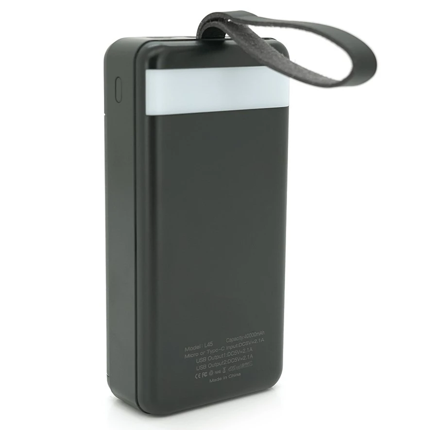 Lionpatton L45 40000mAh Black (LIONPATTON L45/38067) Ємність 40000 мА/год