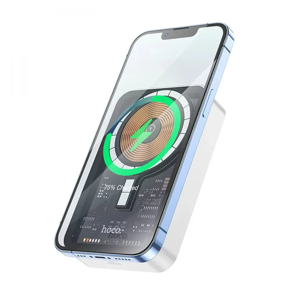 POWERBANK Plus БЗУ 10000 mAh HOCO Q10A PD20W White Час заряду ручки  5 годин (Через USB-C) 