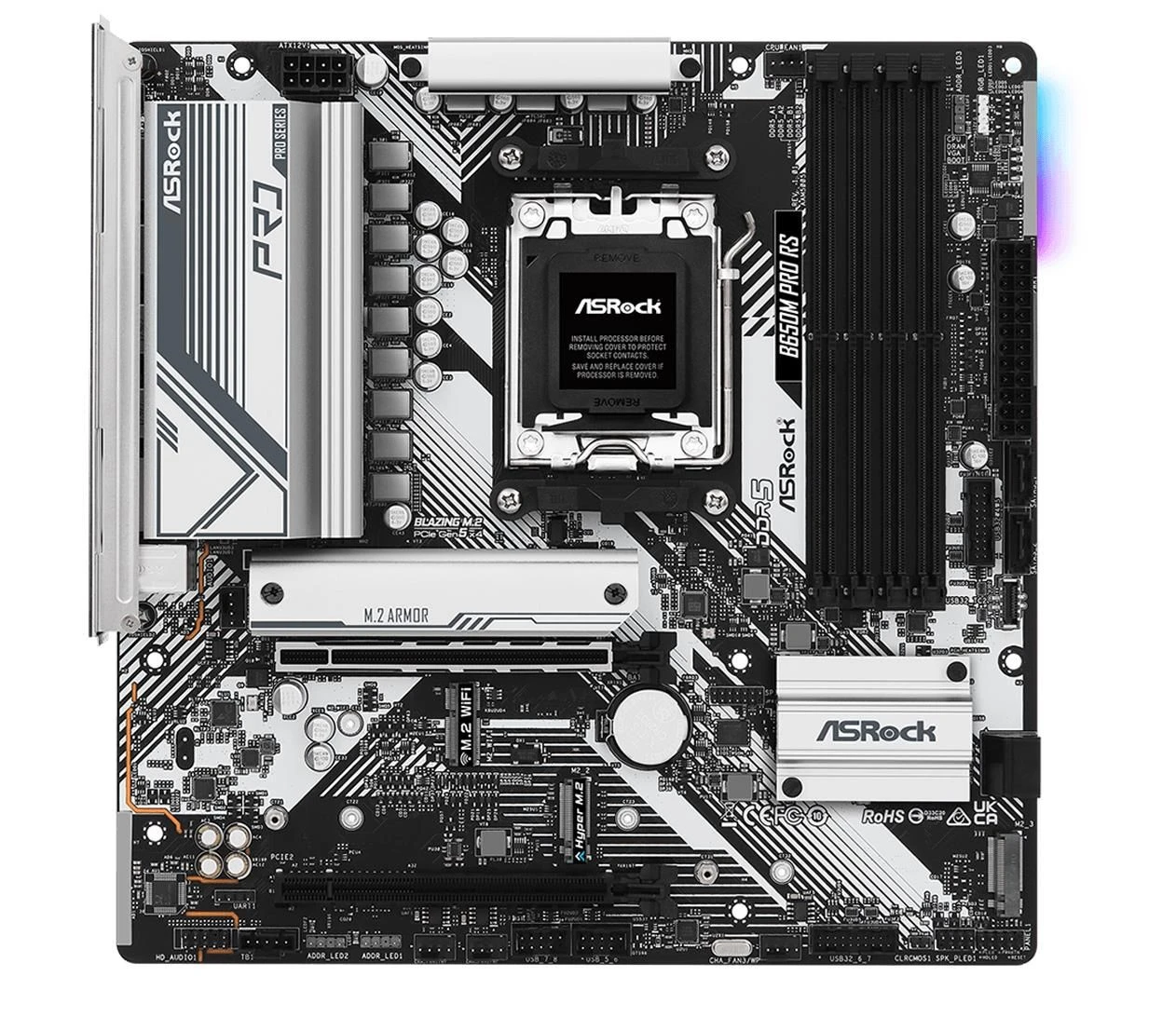 ASRock B650M PRO RS EU Socket процесора  Socket АМ5