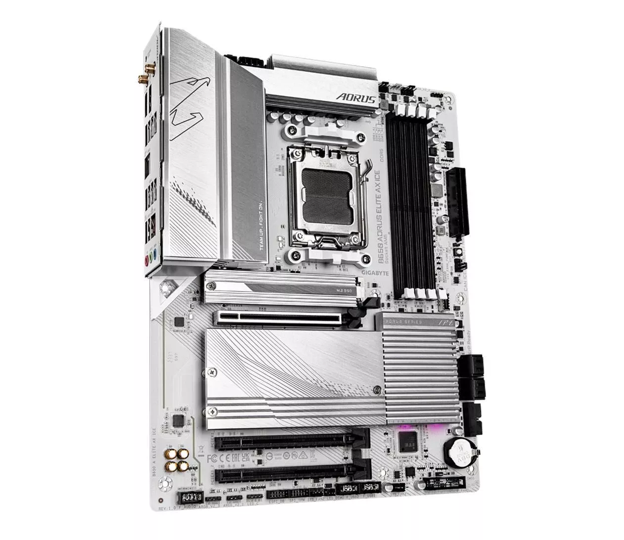 Gigabyte B650 AORUS ELITE AX ICE EU Сумісність з твердотілими накопичувачами m.2 з радіатором  ні