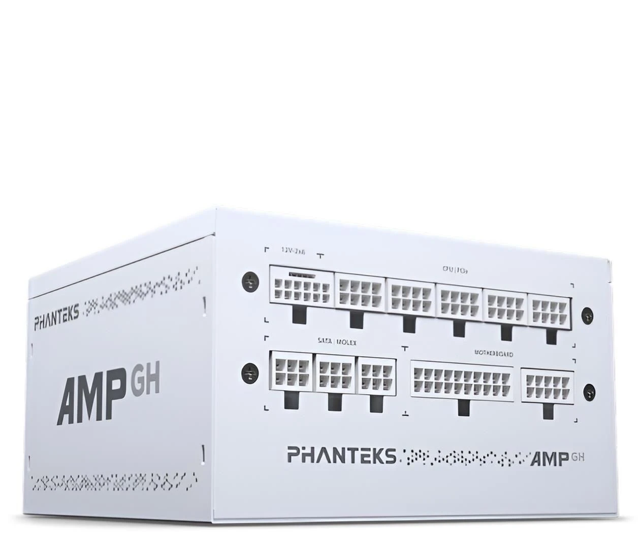 Phanteks AMP GH 850W 80 Plus Gold ATX 3.1 (PH-P850GH_WT01) EU Разъемы питания  EPS12V/ATX 20+4 (24) pinа – 1 шт.; pin EPS12V/ATX(10) – 1 шт; pin CPU/PCI-E (8) – 5 шт; PCI-E 5.0 12+4 (16) pin – 1 шт.; SATA – 3 шт.