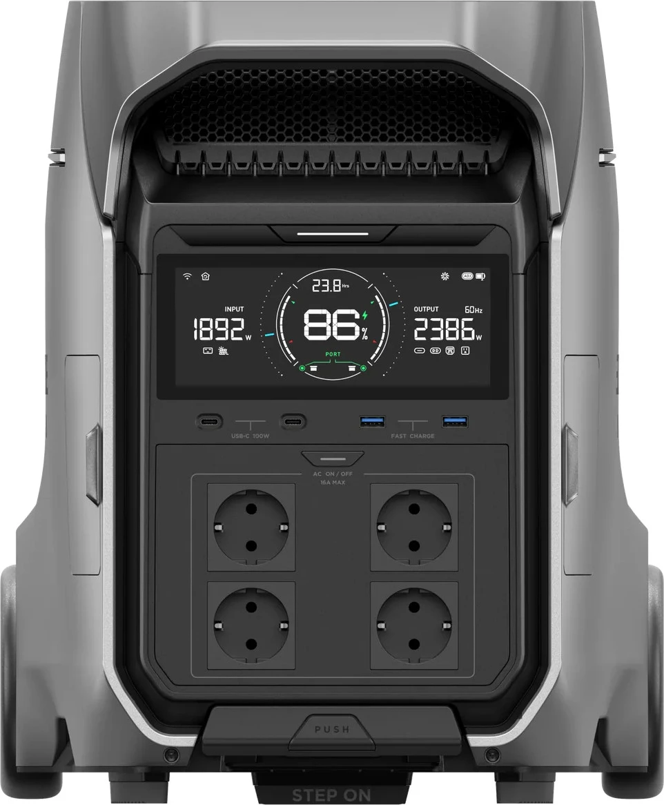 Зарядна станція EcoFlow DELTA Pro 3 EU-Version (EFDELTAPRO3-EU-CBox) (EU) Бренд: EcoFlow; Підключення