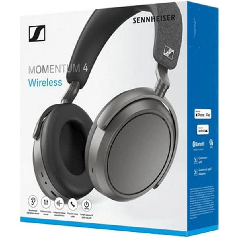 Навушники з мікрофоном Sennheiser MOMENTUM 4 Wireless Graphite (700383) (UA) Бренд: Sennheiser; Лінійка: MOMENTUM 4